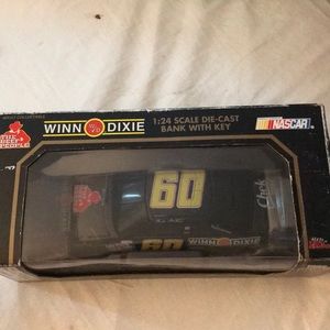 Scale die-cast bank with key 1of10,000 Mark Martin